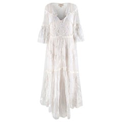 Temperley London Embroidered Mast Midi Dress UK14