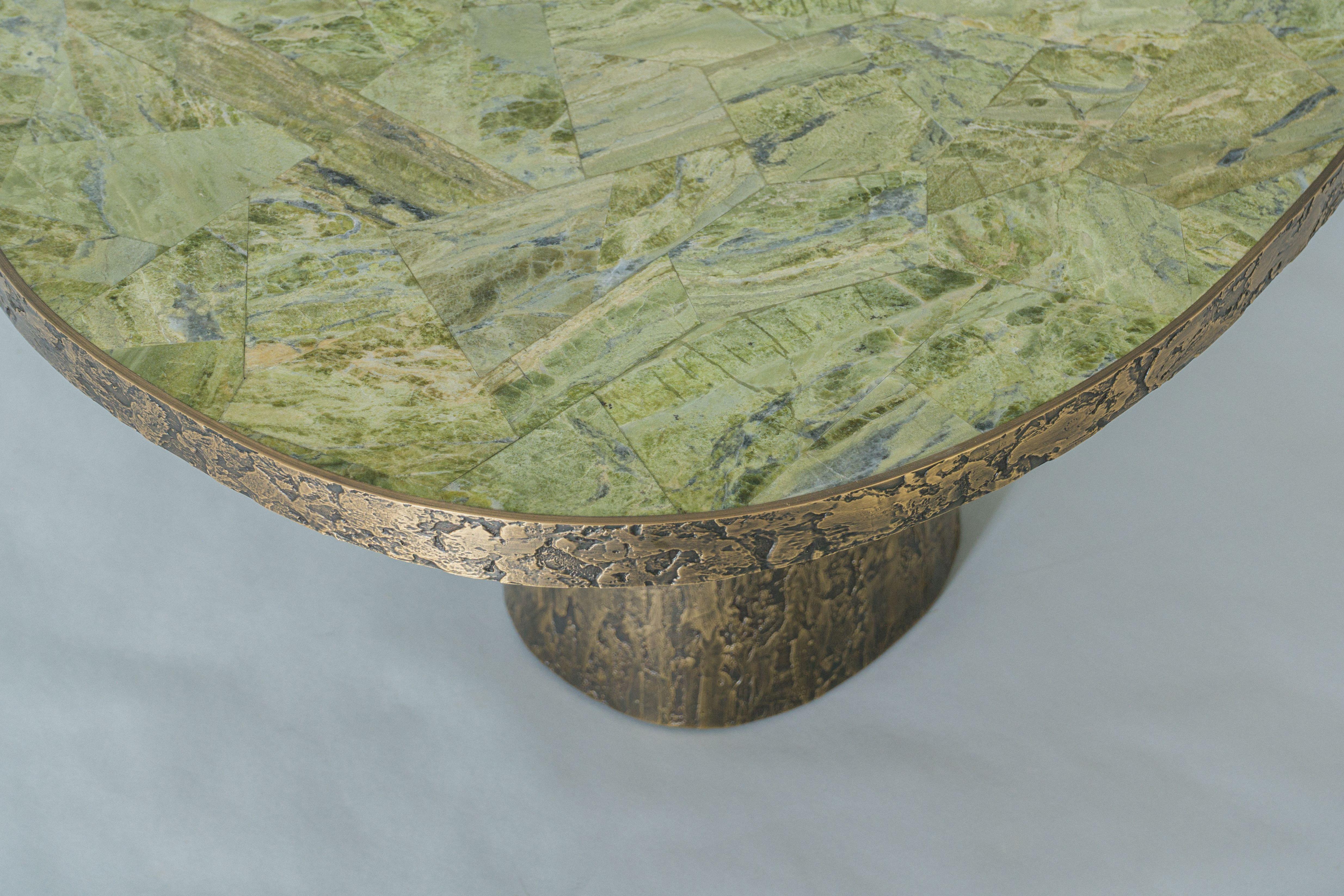 Table d'appoint Tempest de DeMuro Das en Vesuvianite Neuf - En vente à New York, NY