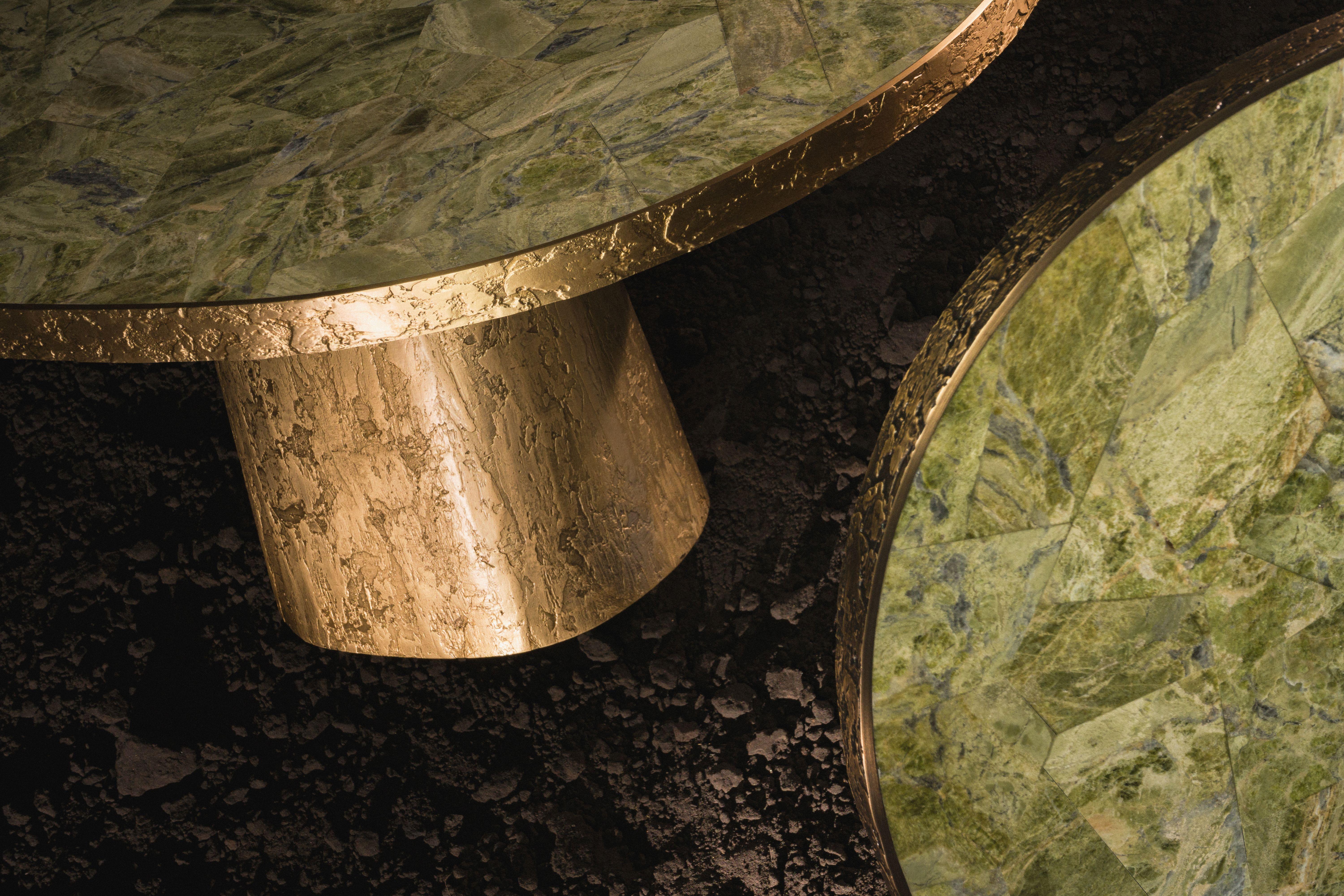 XXIe siècle et contemporain Table d'appoint Tempest de DeMuro Das en Vesuvianite en vente