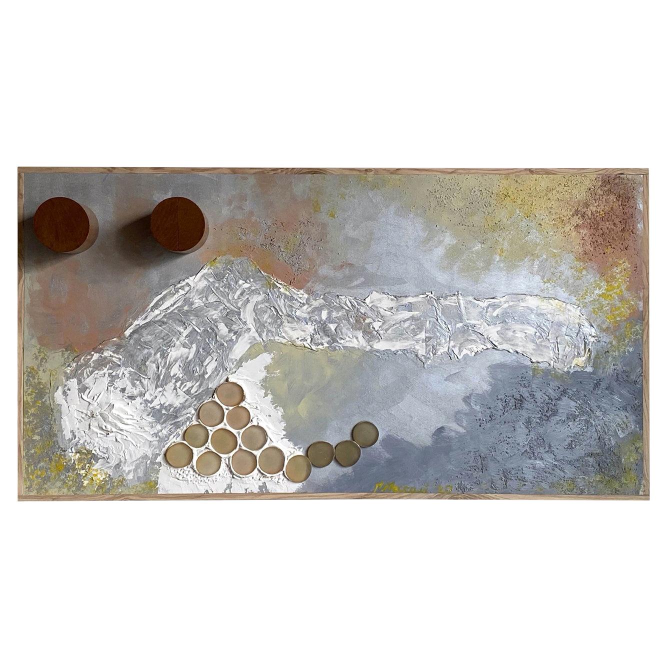 Tempesta Decorative Panel and Wall Hanger by Mascia Meccani For Sale
