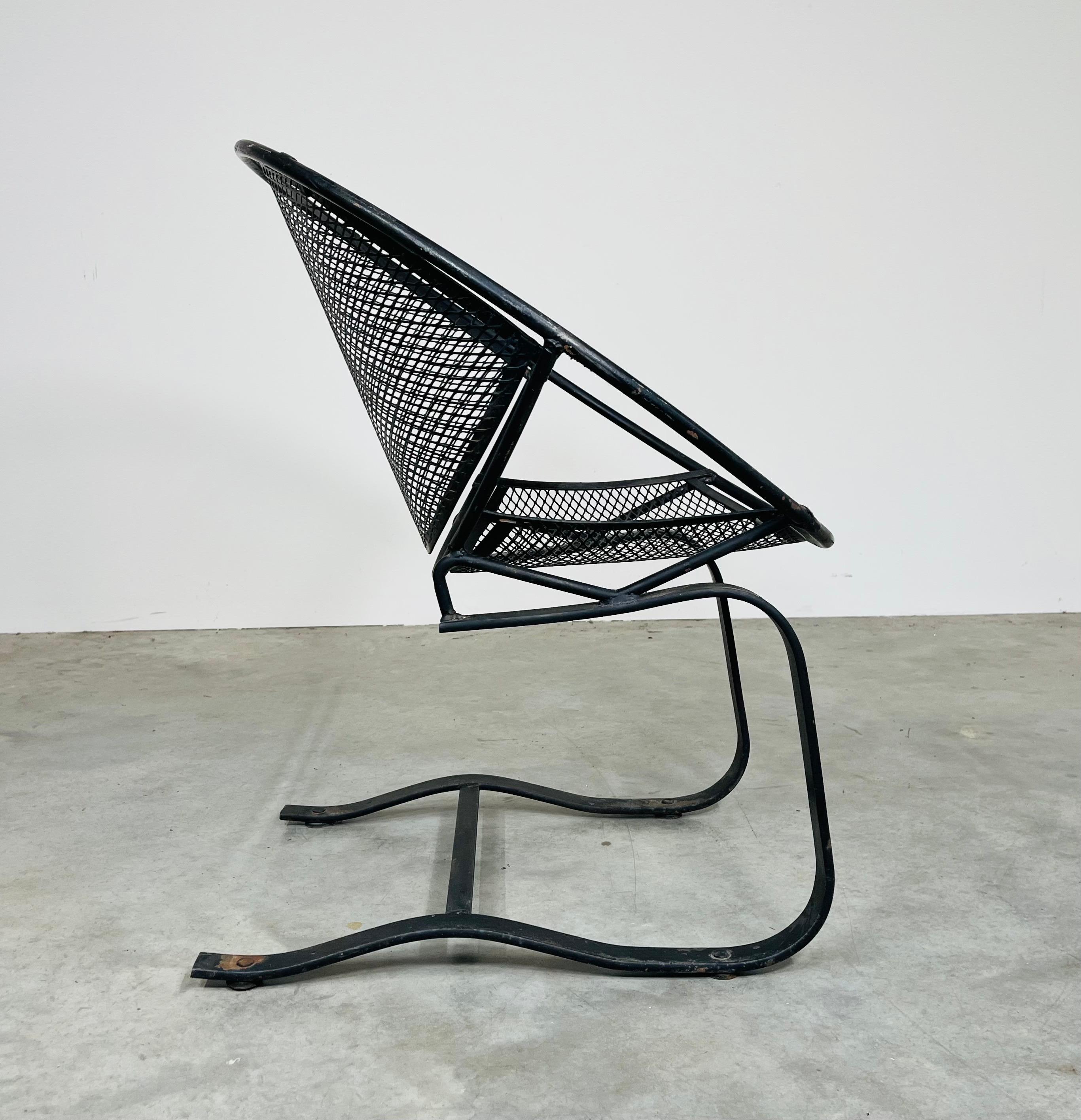 20th Century Tempestini for Salterini ‘Radar’ Patio Rocking Lounge Chair Italy circa 1955