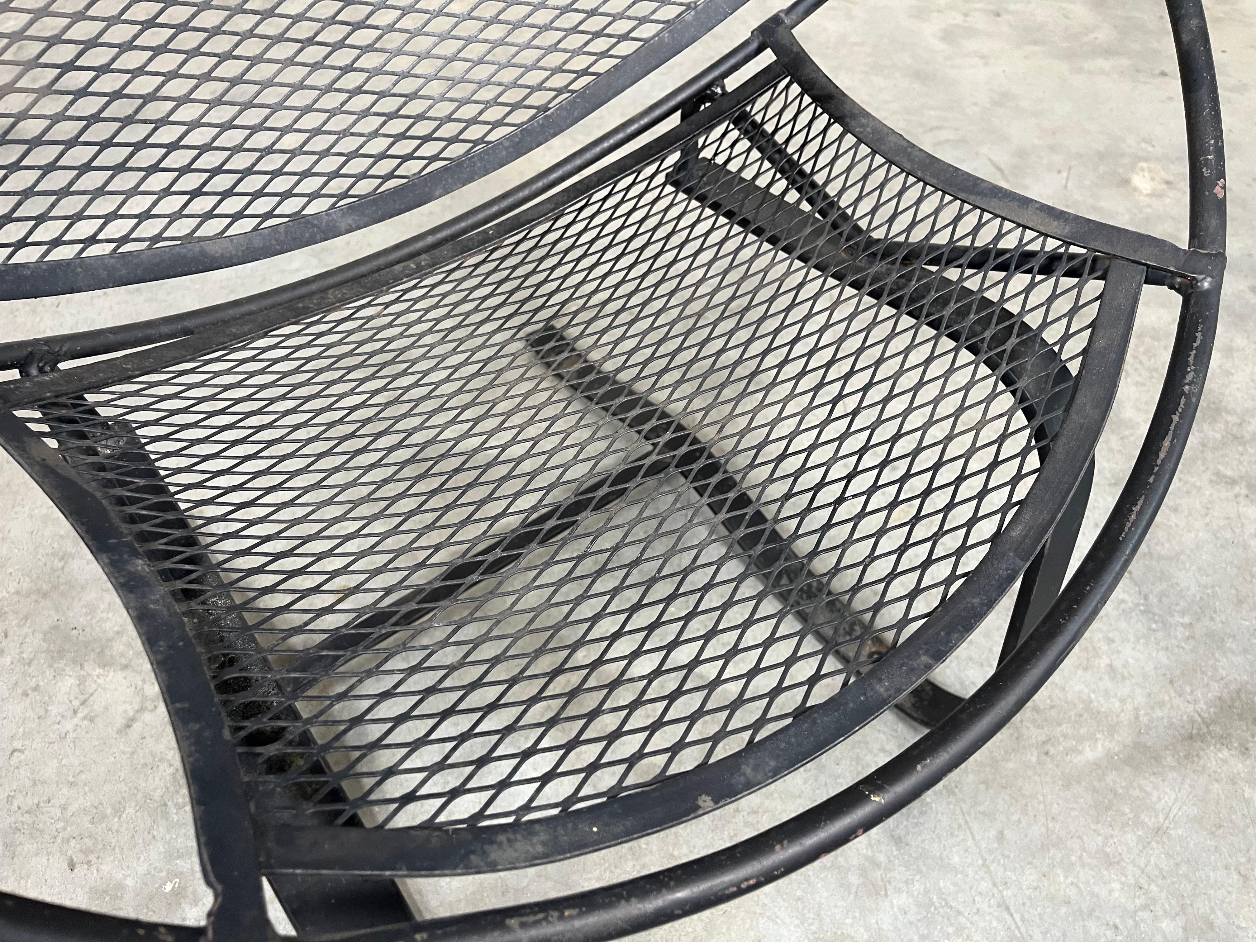 Tempestini for Salterini ‘Radar’ Patio Rocking Lounge Chair Italy circa 1955 2