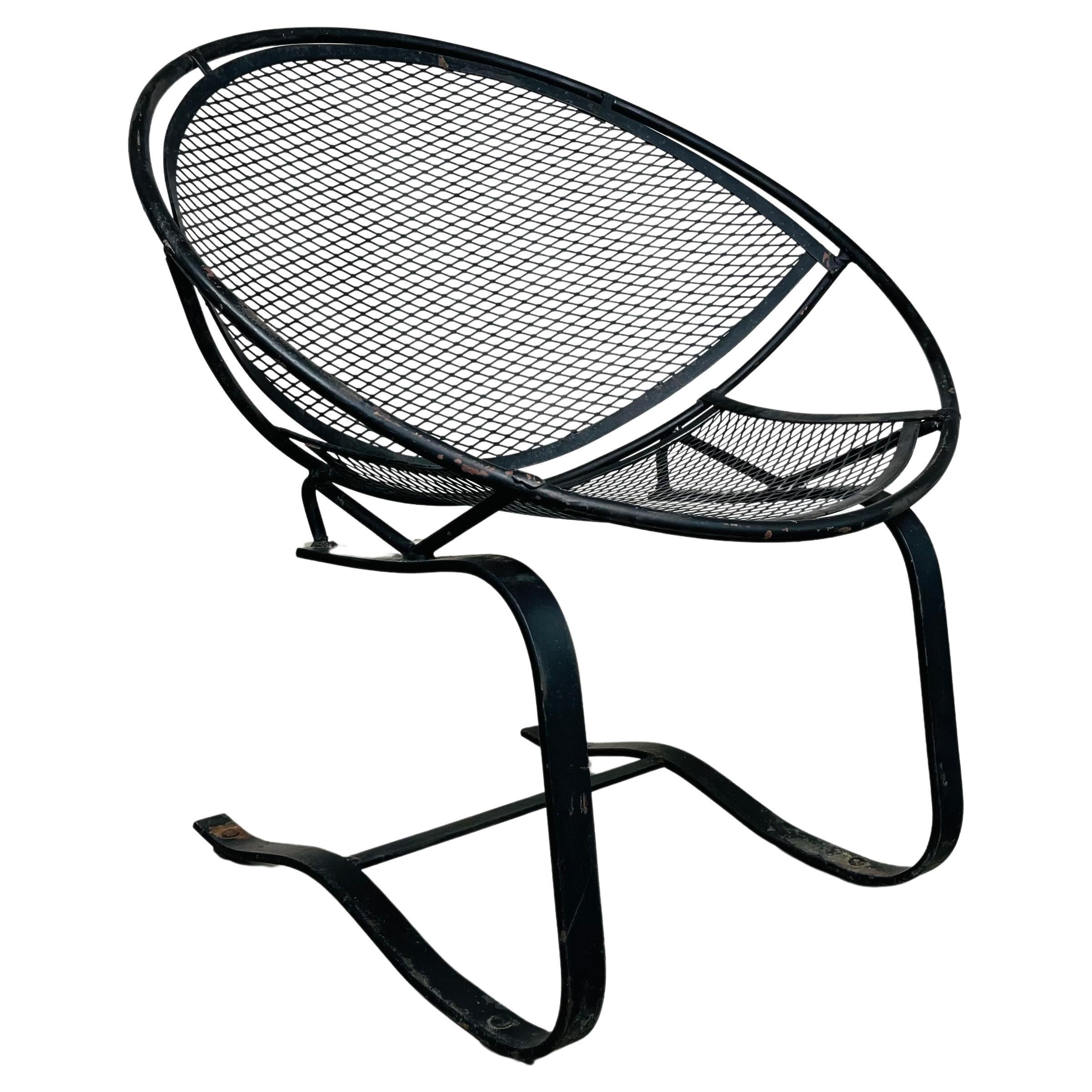 Tempestini for Salterini ‘Radar’ Patio Rocking Lounge Chair Italy circa 1955