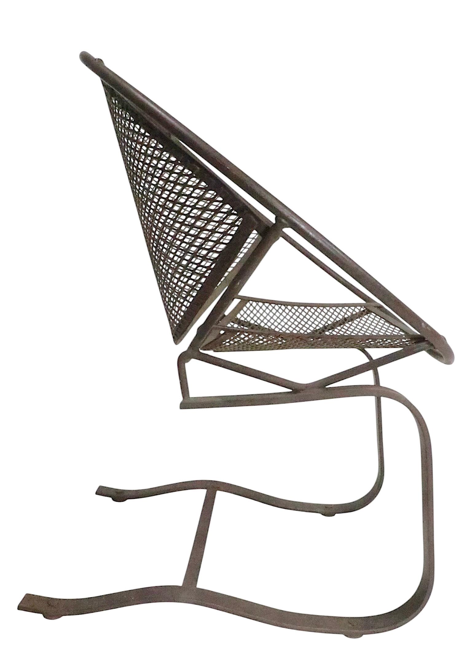 Tempestini per Salterini Radar Cantilevered Lounge Chair in vendita 5