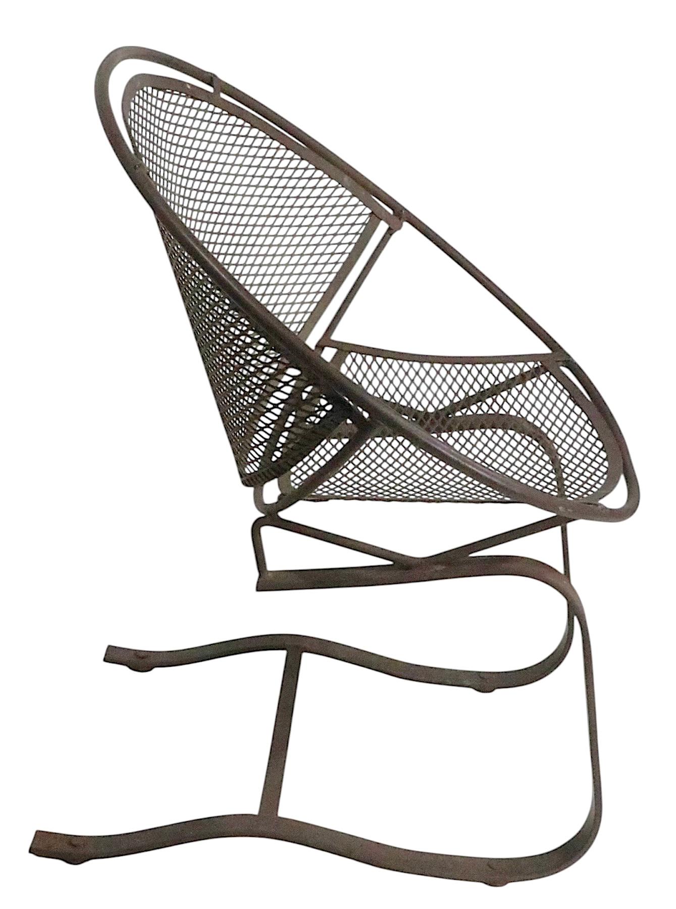 Tempestini per Salterini Radar Cantilevered Lounge Chair in vendita 9