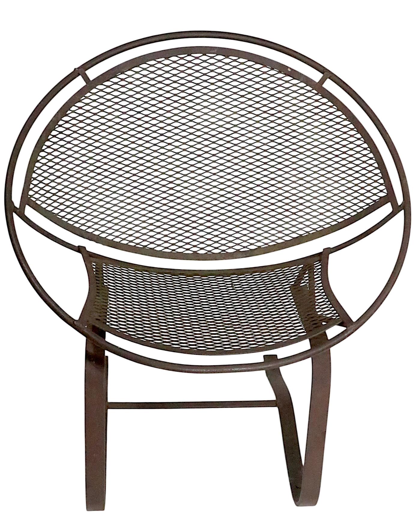 Mid-Century moderno Tempestini per Salterini Radar Cantilevered Lounge Chair in vendita
