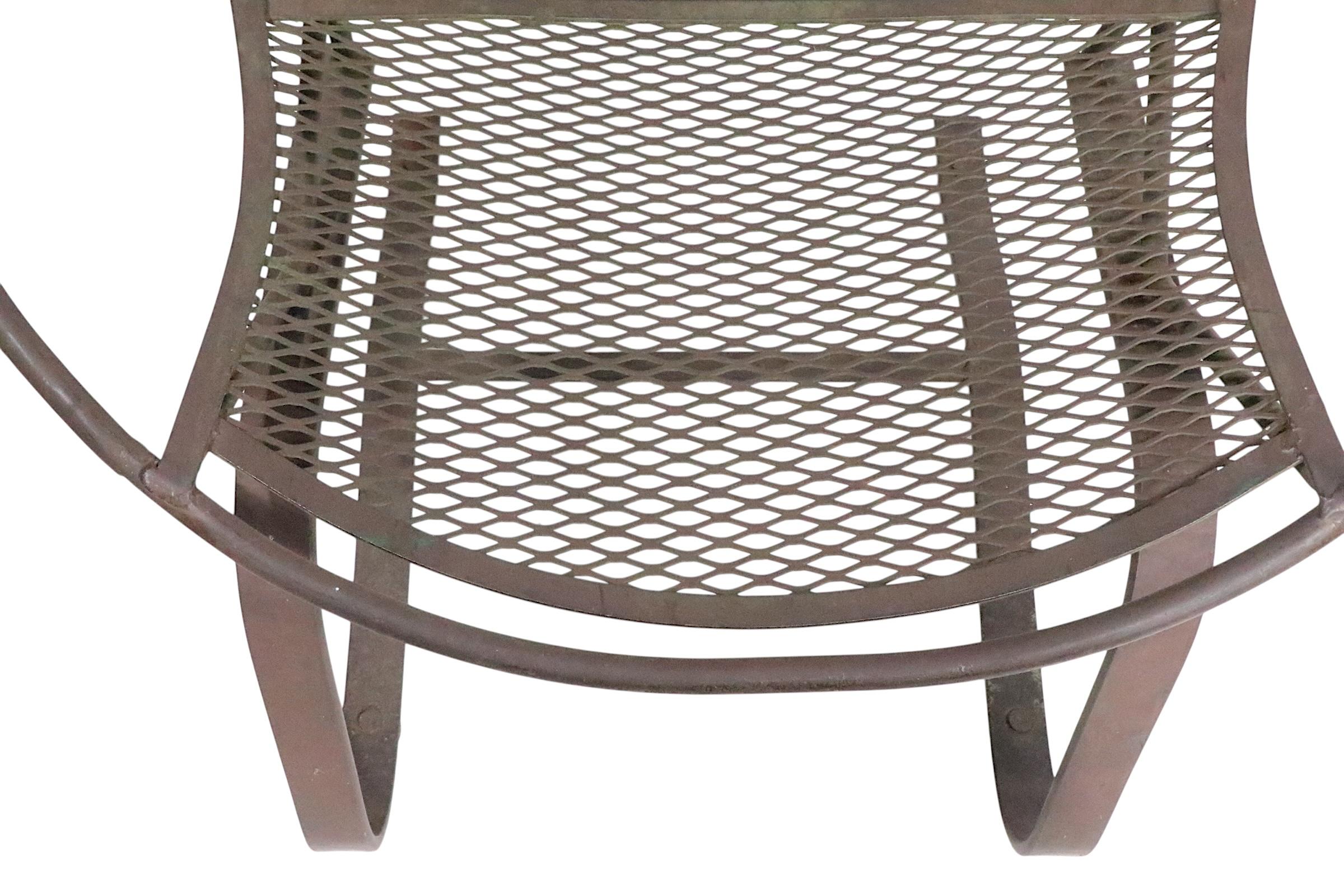 XX secolo Tempestini per Salterini Radar Cantilevered Lounge Chair in vendita