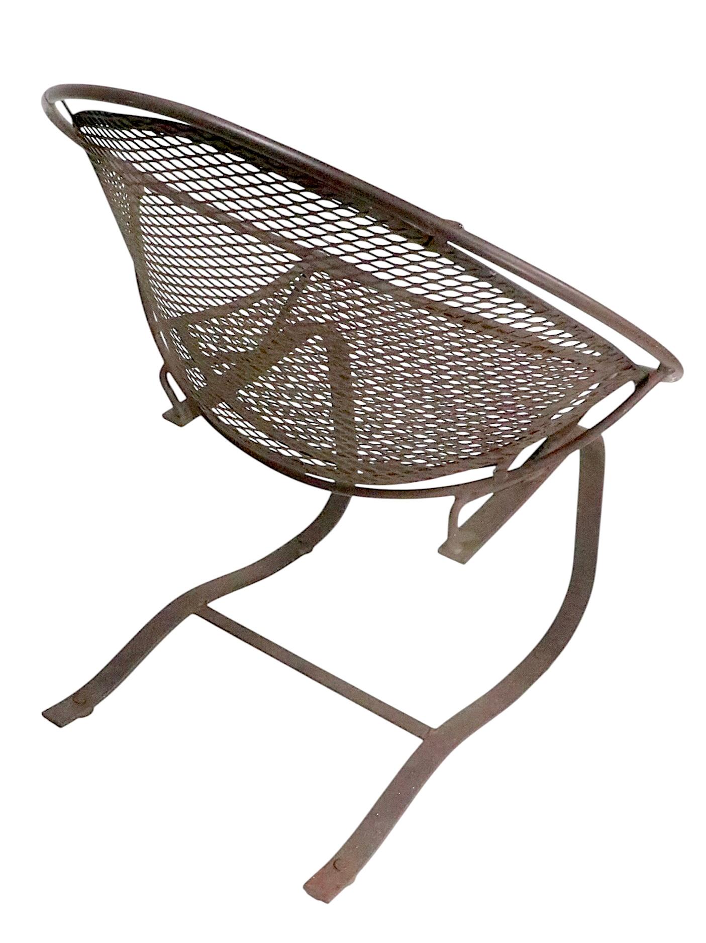 Tempestini per Salterini Radar Cantilevered Lounge Chair in vendita 1