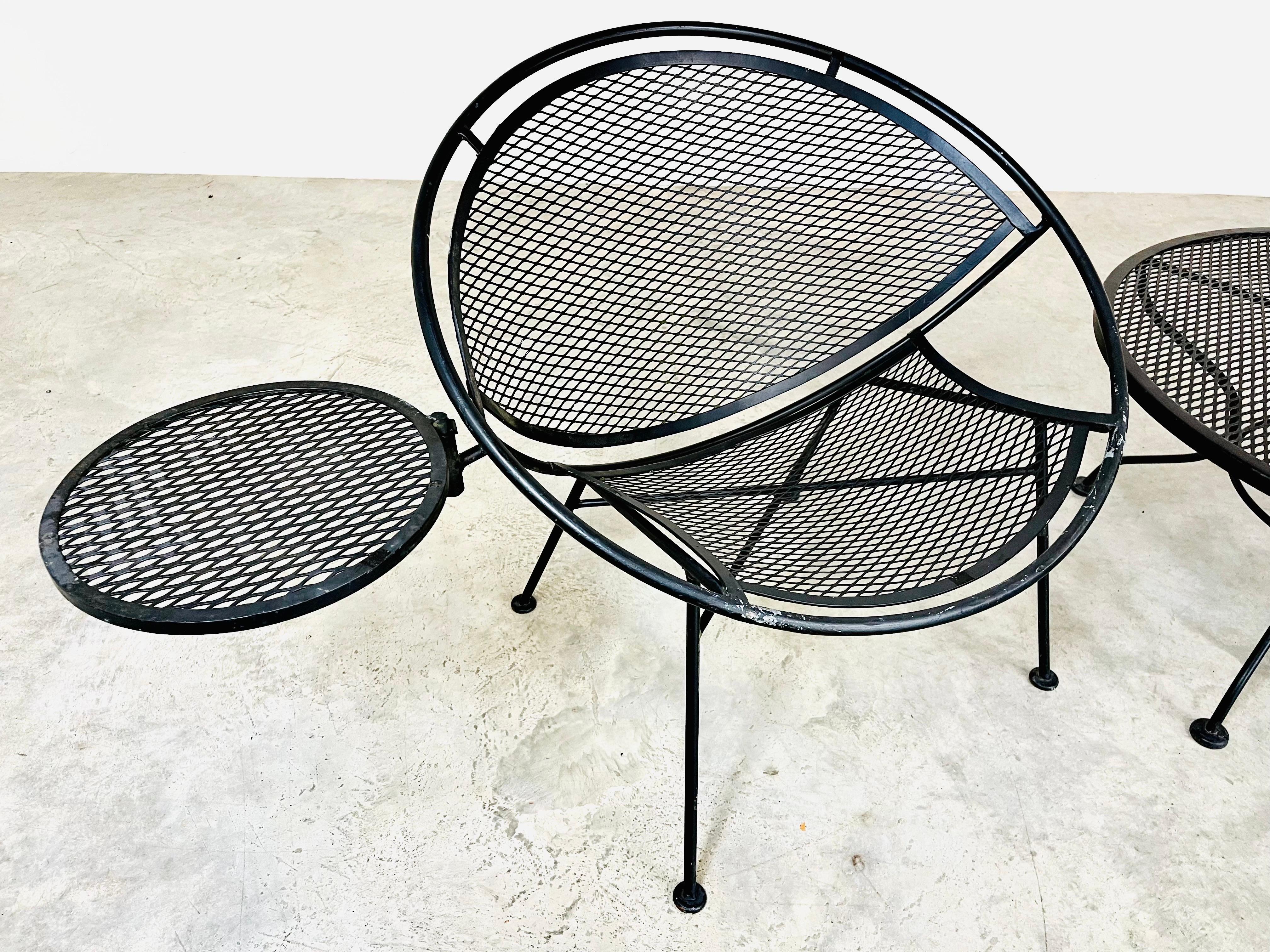 Tempestini for Salterini Radar Chaise & Lounge Chair with Cocktail Table Set 2