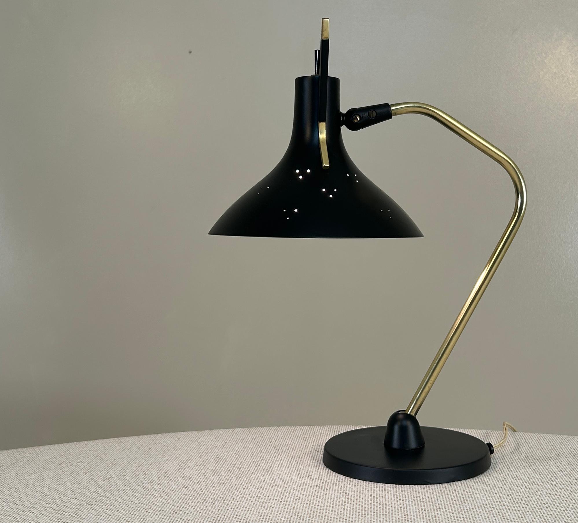 Mid-Century Modern Tempestini style Desk Lamp For Sale