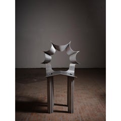 Temple Chair II in Aluminum by Asher Gillman