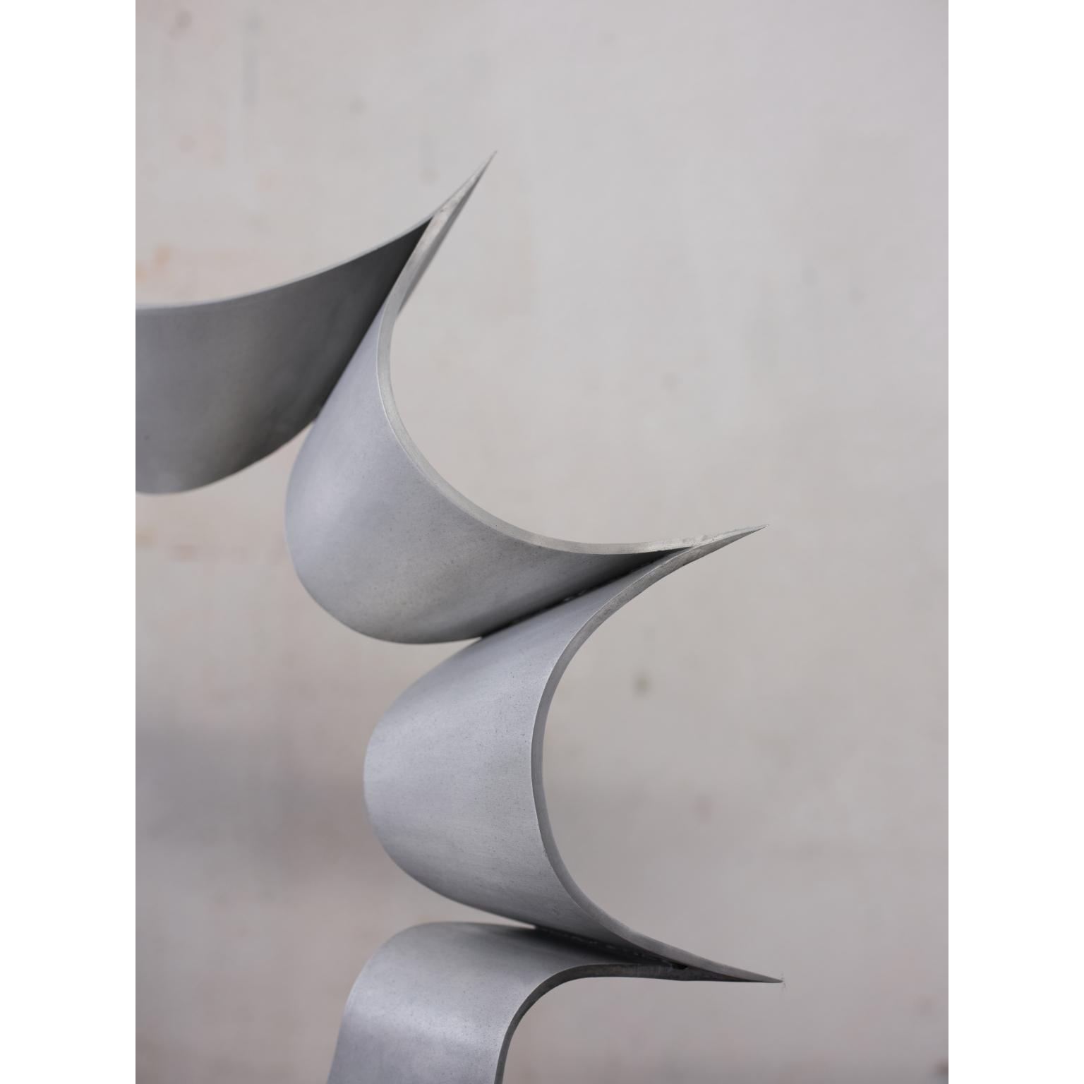 Americano Sedia Temple II in alluminio di Asher Gillman in vendita