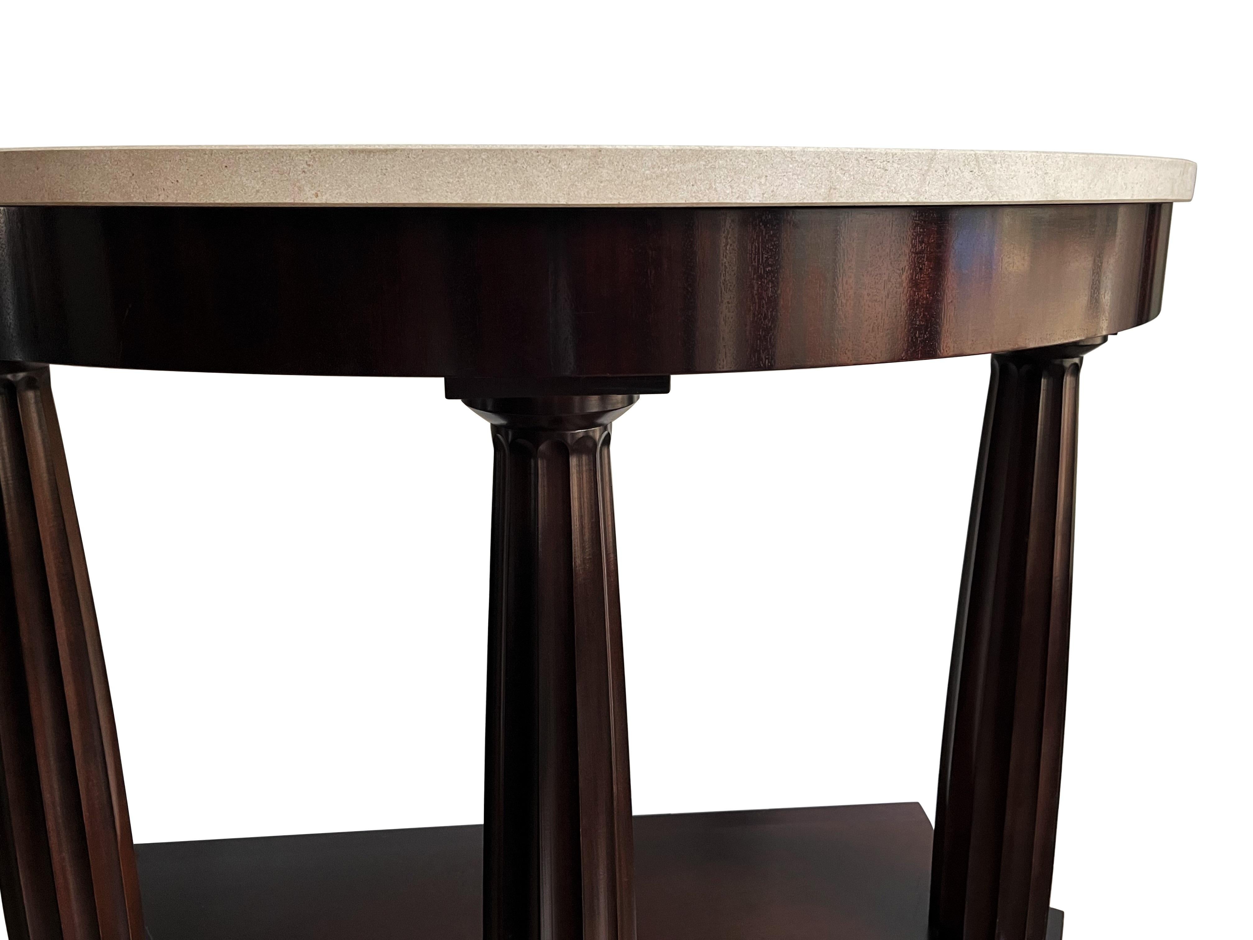 Temple Console Tables by Thomas Pheasant for Baker For Sale 1