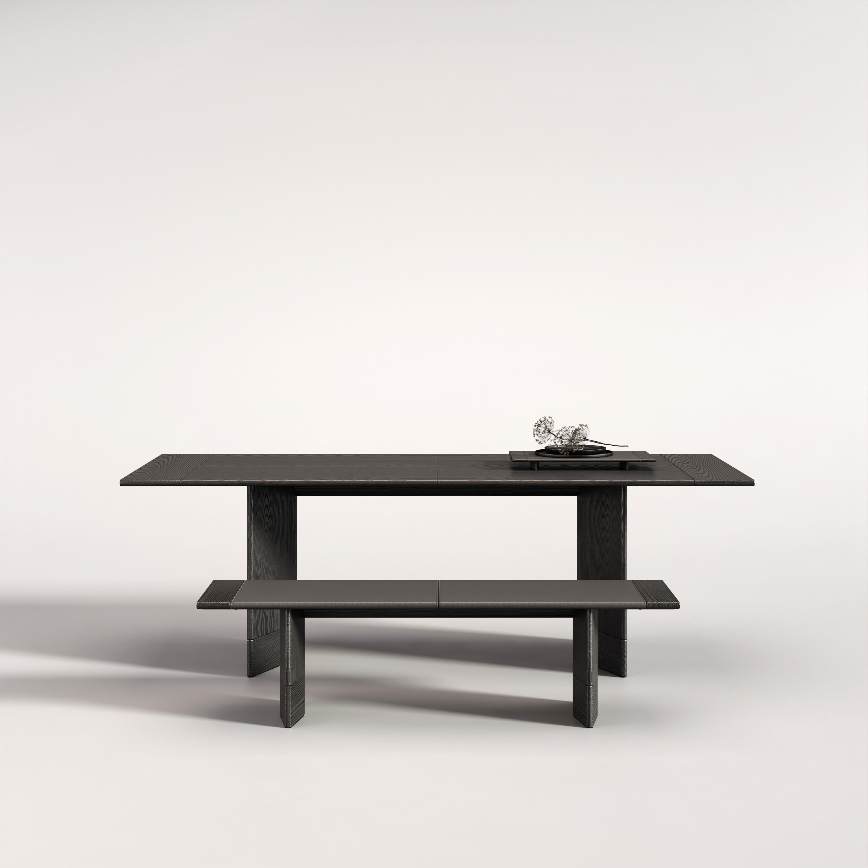 Brushed Temple Dining Table by Emre Yunus Uzun For Sale