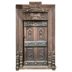 Antique Temple Door