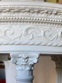 Temple of Love bisque Central Piece, Volksaedt-Rudolsadt Manufacture, 19th c.