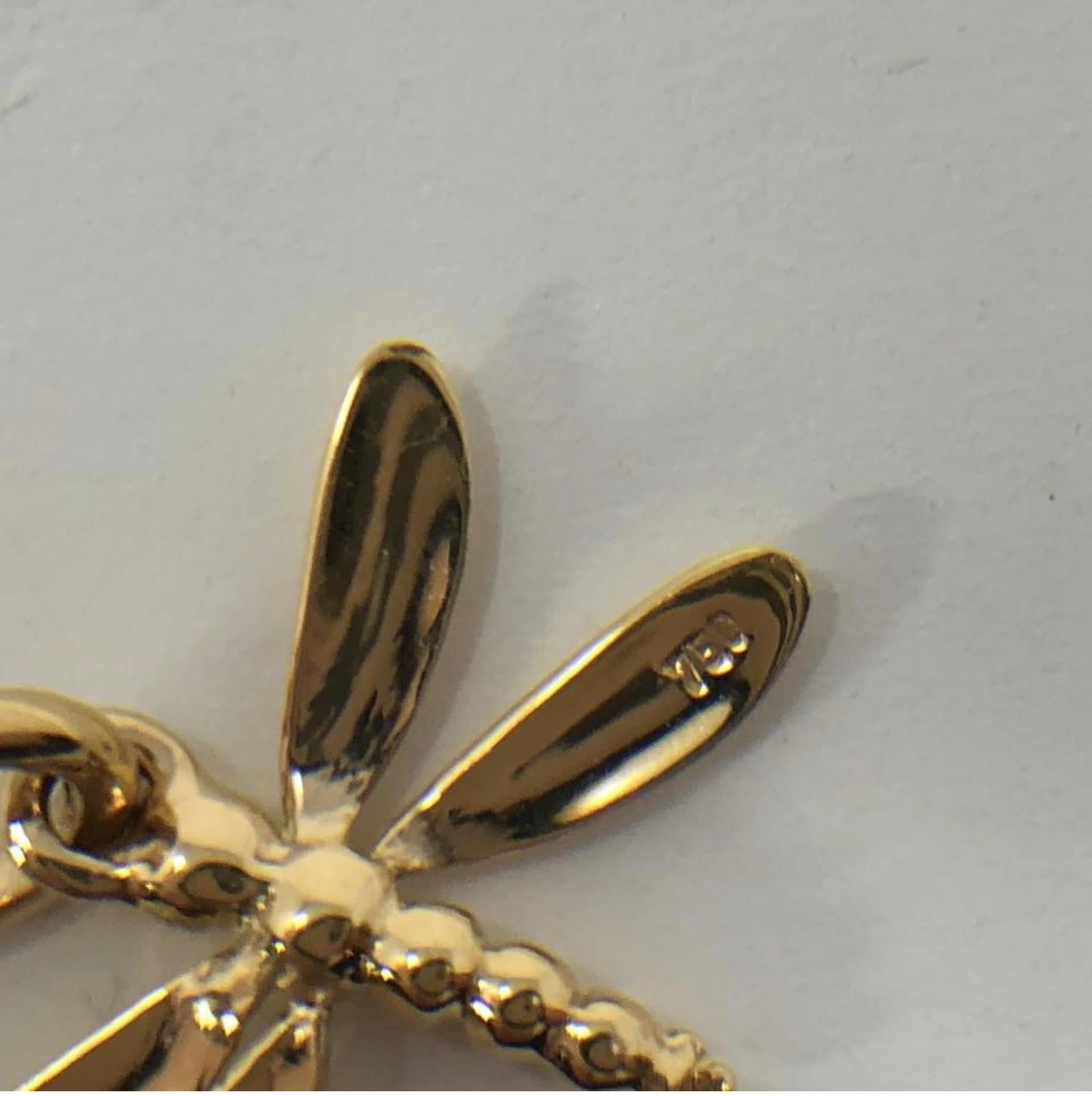 Temple St Clair 18 Karat Charm, Dragonfly For Sale 1
