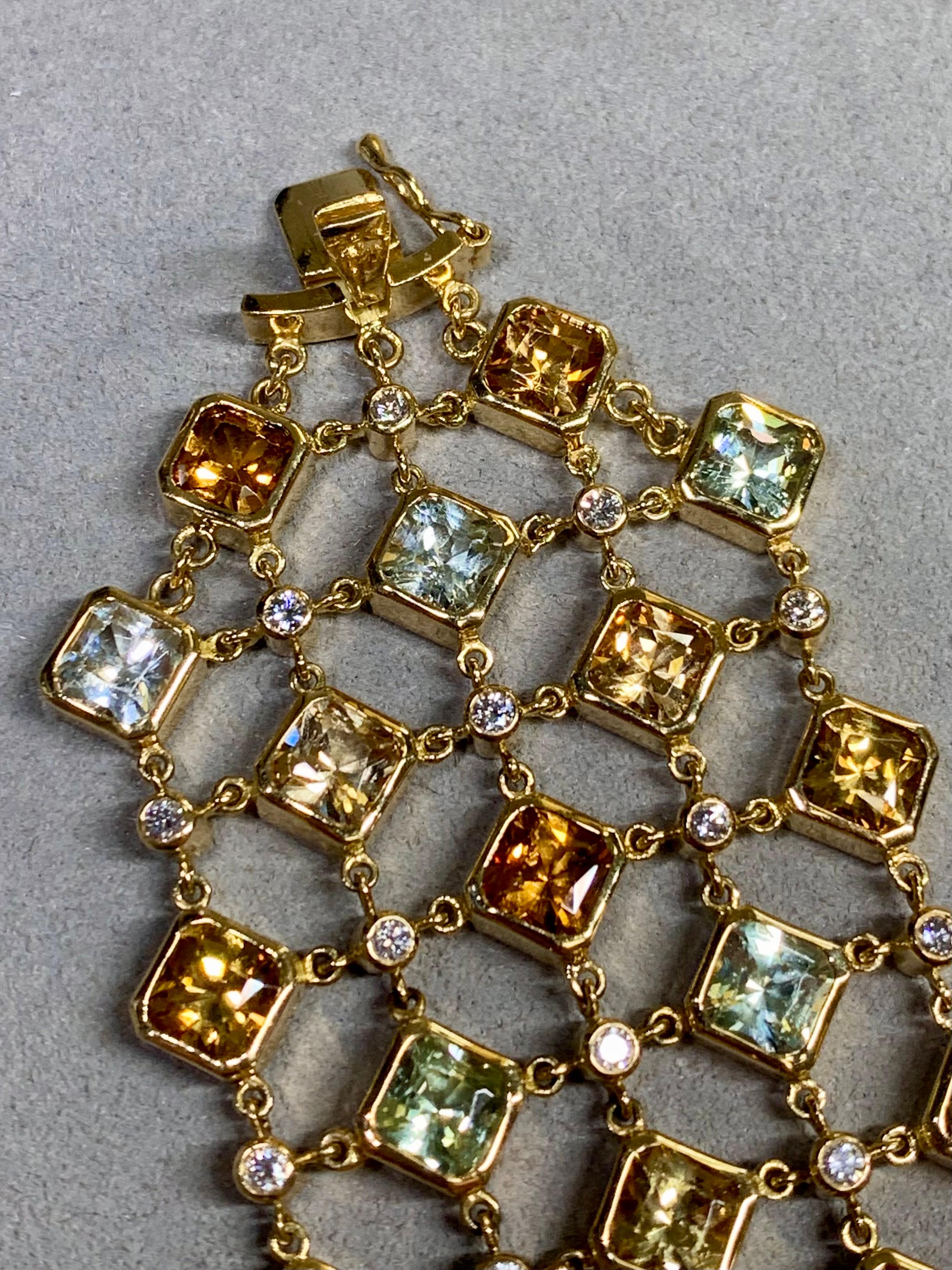 Temple St. Clair, large manchette enveloppante Hera Linky Pietra en diamants 18 carats Bon état - En vente à Winter Springs, FL