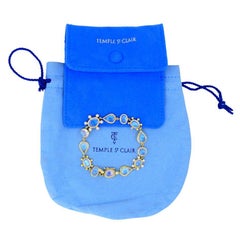 Temple St. Clair 18k Gold Moonstone Link Bracelet