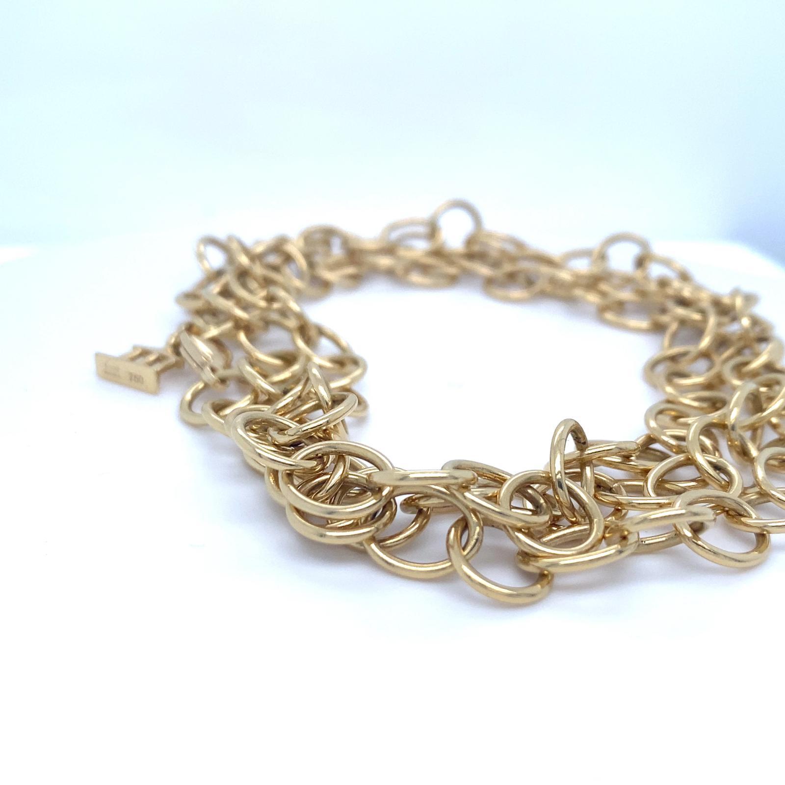 Temple St. Clair 18k Gelbgold Classic Runde Kette Halskette, Größe 32 Zoll (Moderne) im Angebot