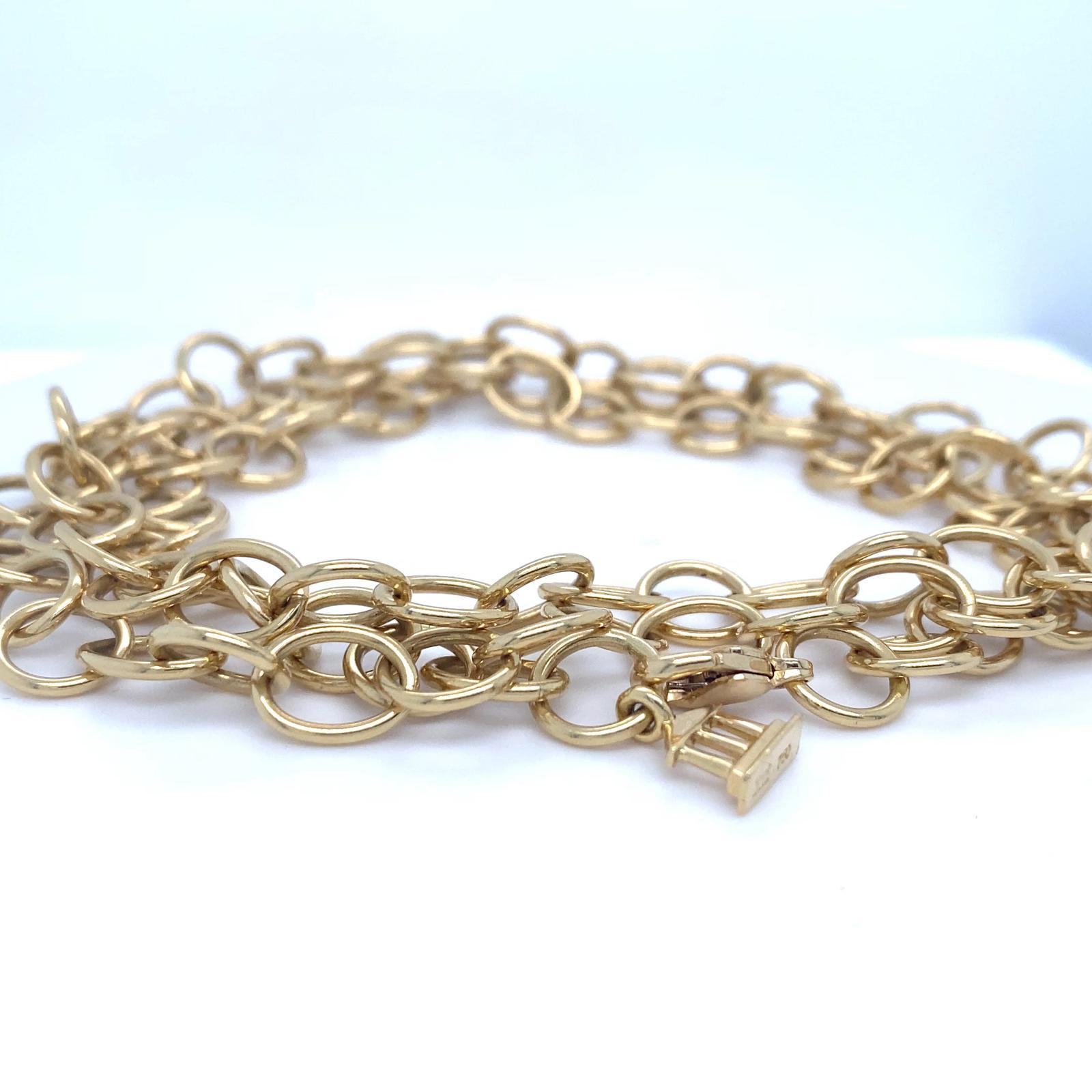 Temple St. Clair 18k Gelbgold Classic Runde Kette Halskette, Größe 32 Zoll für Damen oder Herren im Angebot