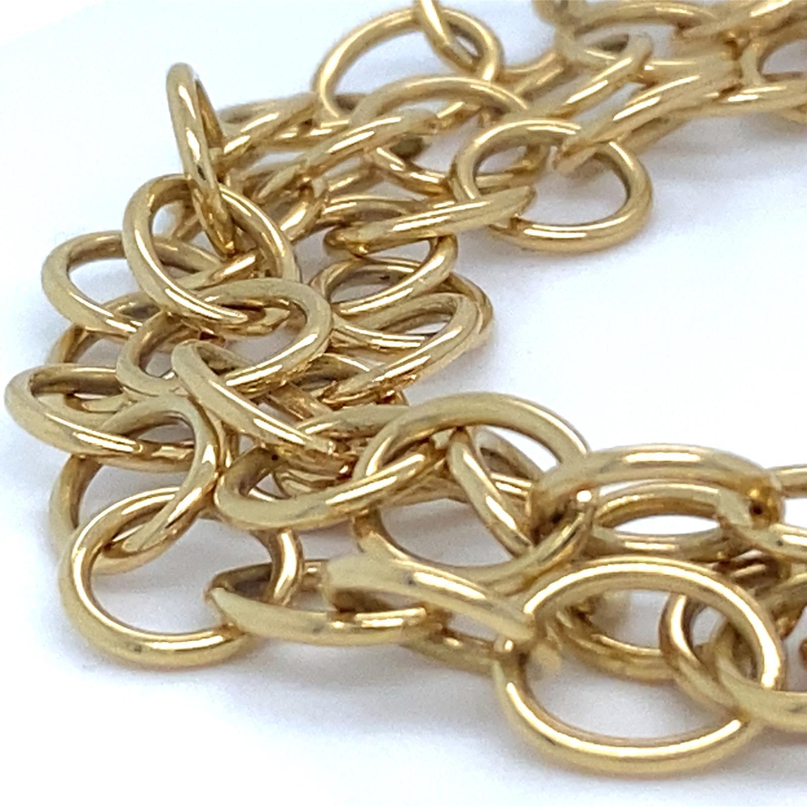 Temple St. Clair 18k Gelbgold Classic Runde Kette Halskette, Größe 32 Zoll im Angebot 2