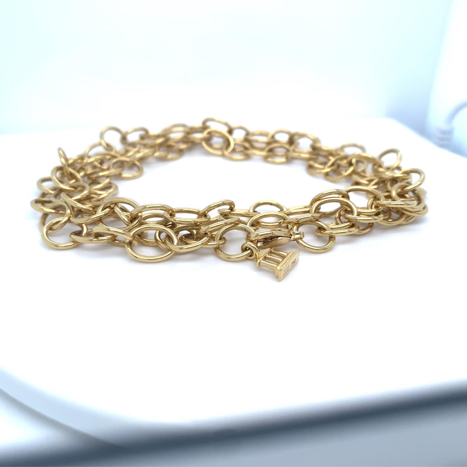 Temple St. Clair 18k Gelbgold Classic Runde Kette Halskette, Größe 32 Zoll im Angebot 4