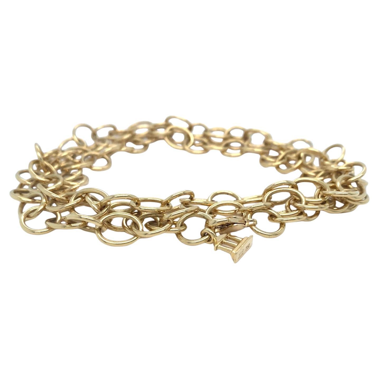 Temple St. Clair 18k Yellow Gold Classic Round Chain Necklace, Size 32 Inches