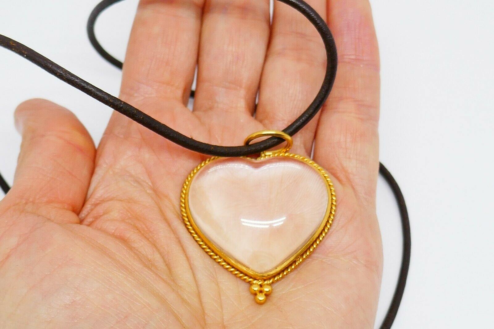 cord necklace heart