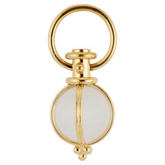 Temple St. Clair Rock Crystal Yellow Gold Pendant