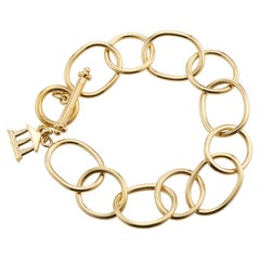 Temple St. Clair Yellow Gold Arno Link Bracelet