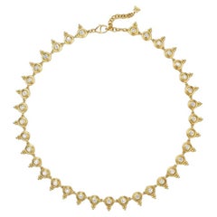 Temple St. Clair 18k Classic Diamond 5,65 tcw. Collana in oro giallo con castone
