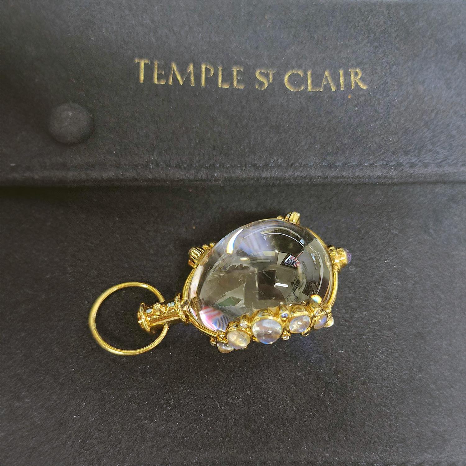 Temple St'Clair 18K Original rock crystal amulet 1
