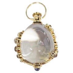 Temple St'Clair 18K Amulette originale en cristal de roche