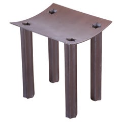 Taburete Temple de aluminio por Asher Gillman