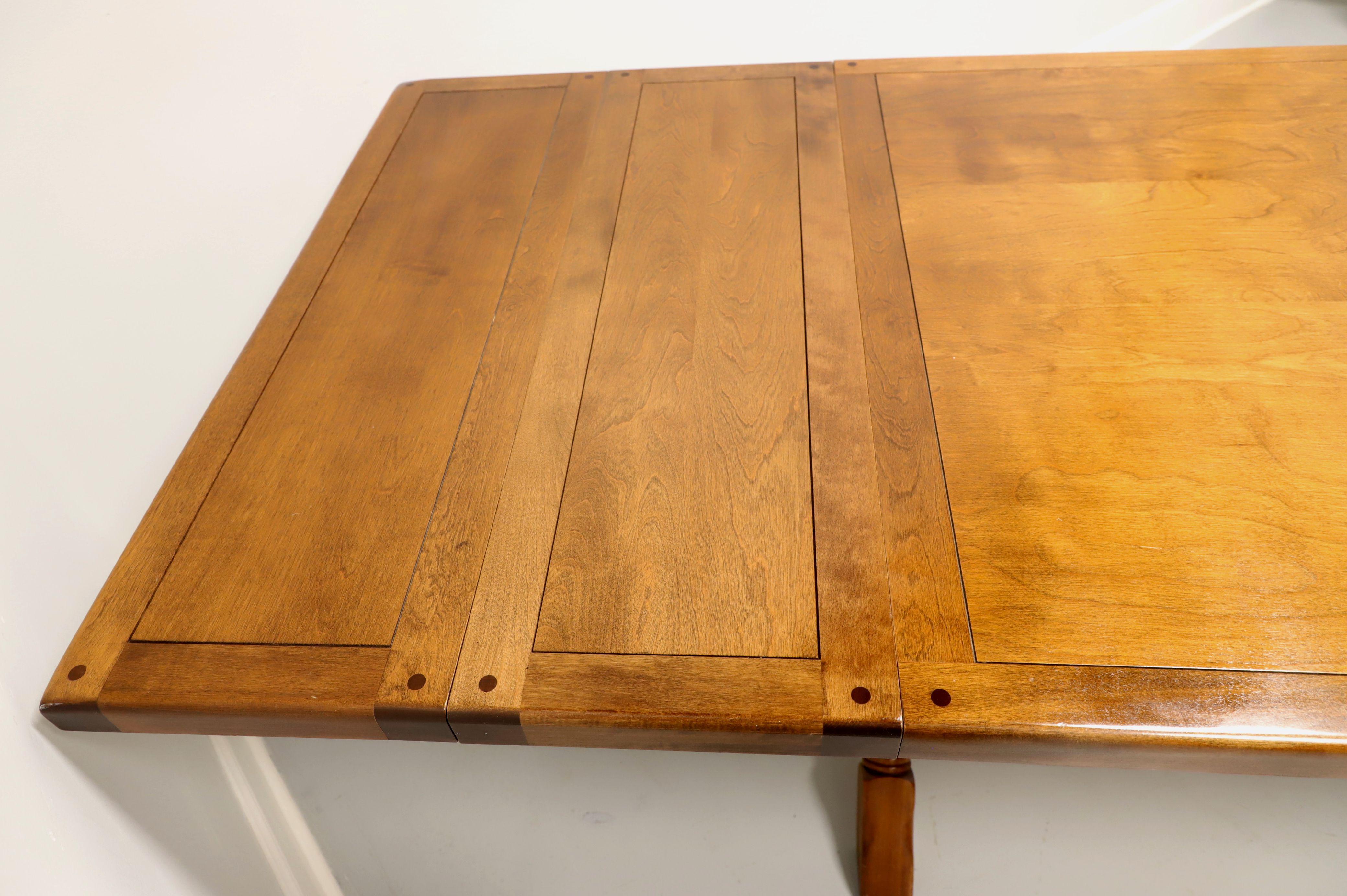 Metal TEMPLE STUART Rockingham Maple Farmhouse Dining Table