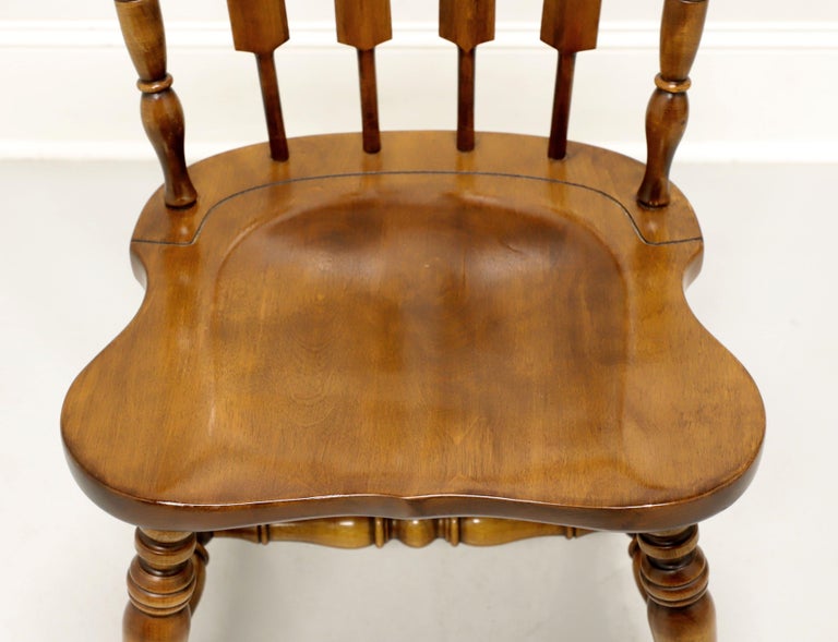 TEMPLE STUART Rockingham Solid Maple Windsor Cattail Dining Side