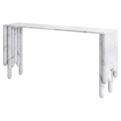 Tempo M - Table console élégante en marbre