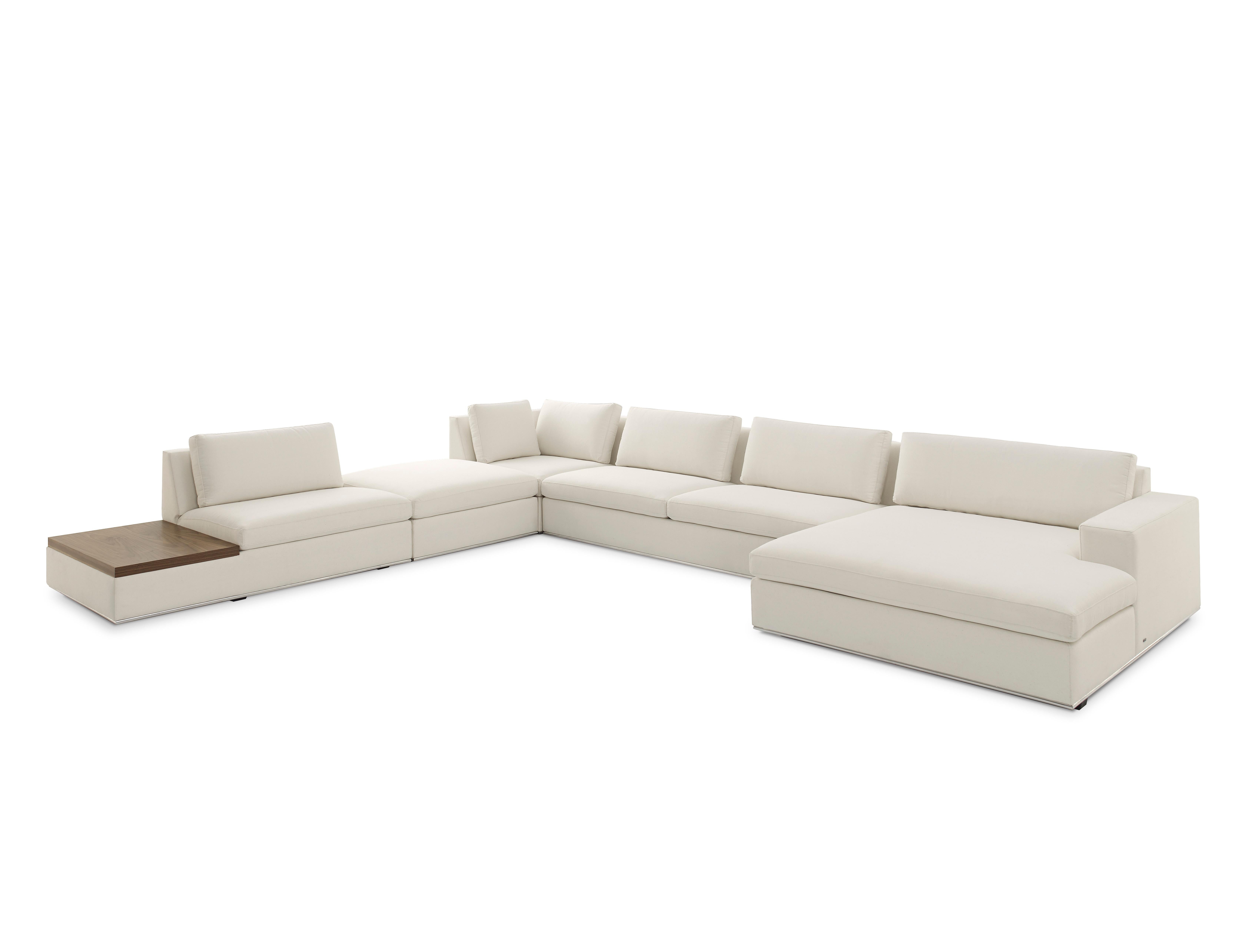 sectional with side table