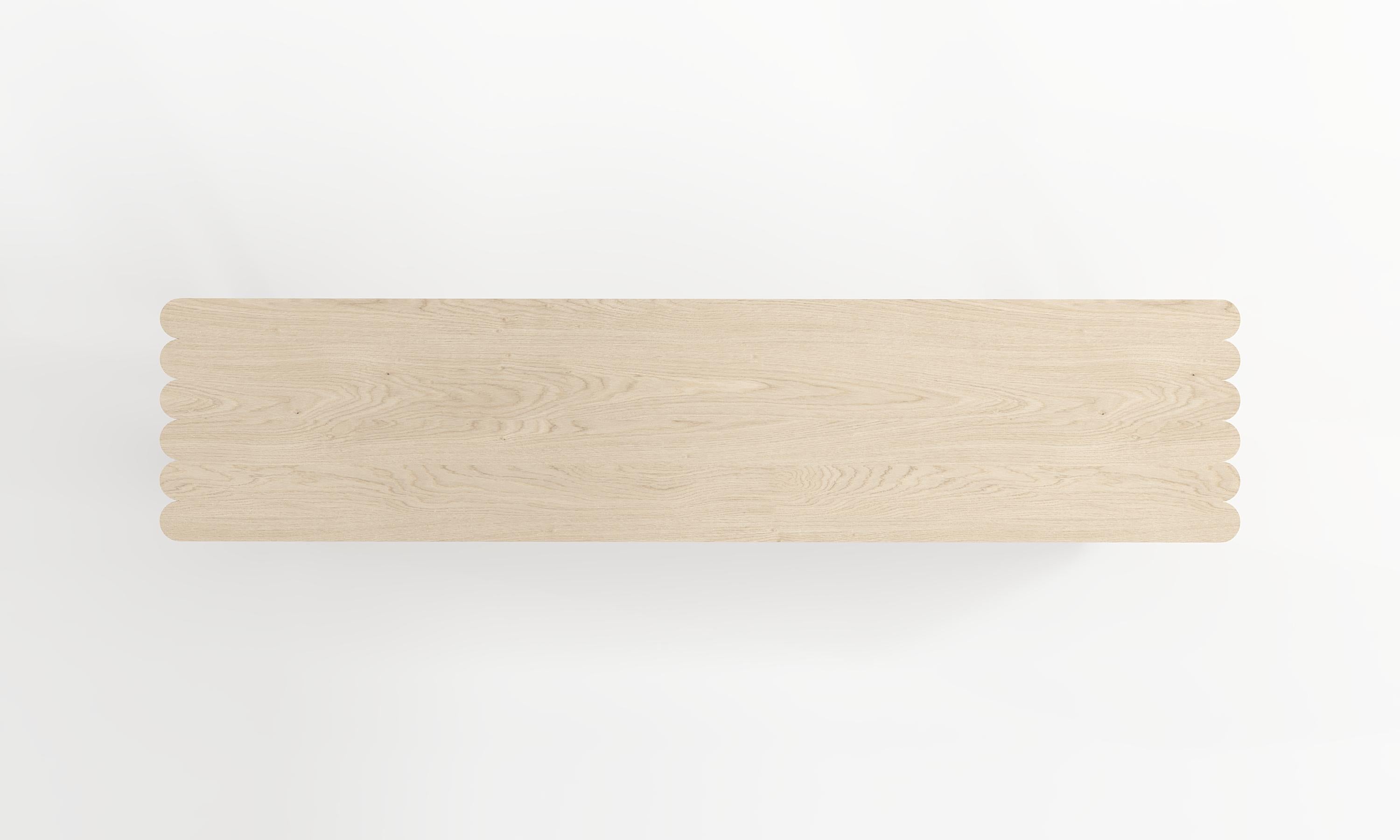 European Tempo W Elegant Wooden Console Table For Sale