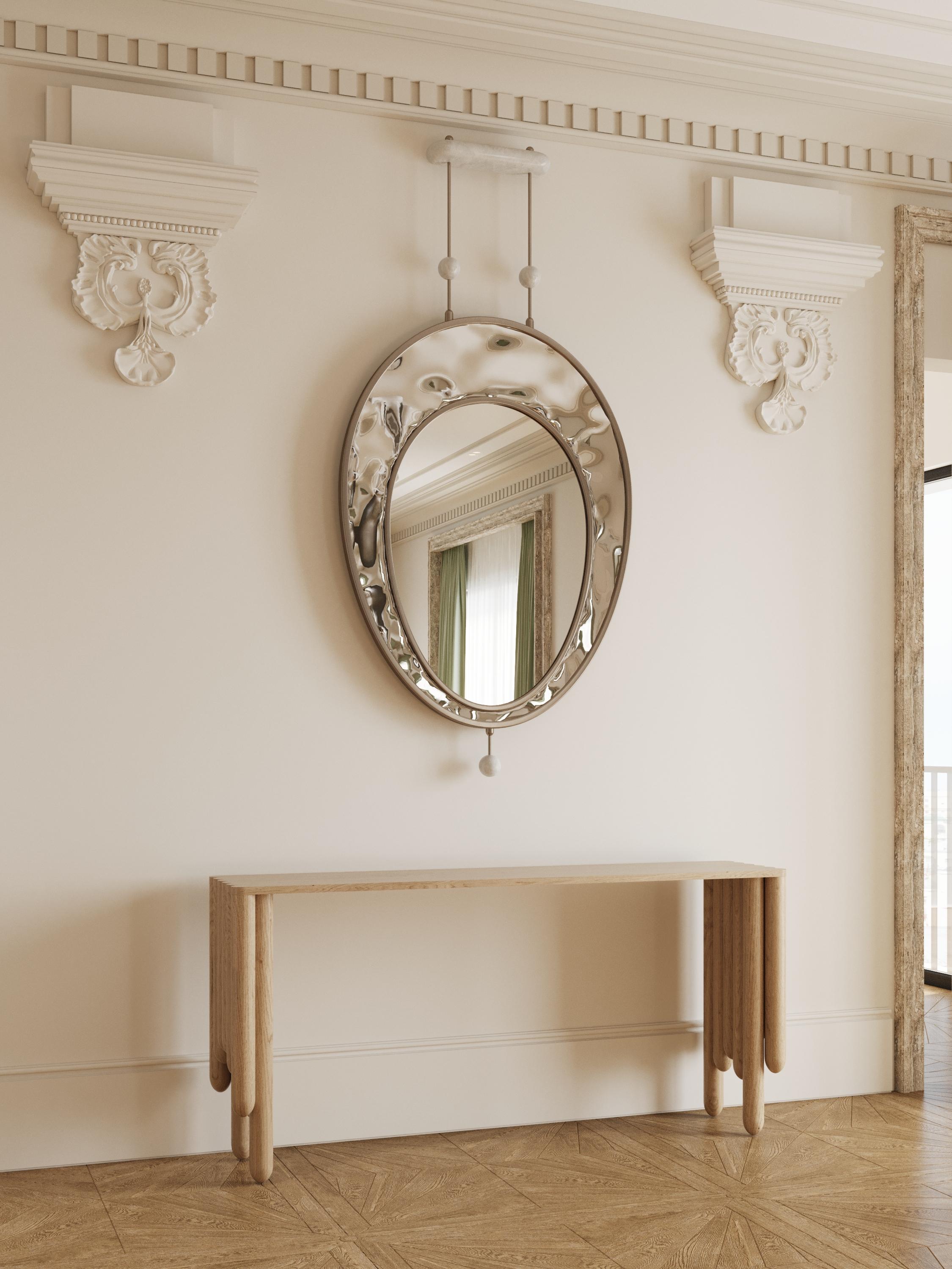 Tempo W Elegant Wooden Console Table For Sale 1