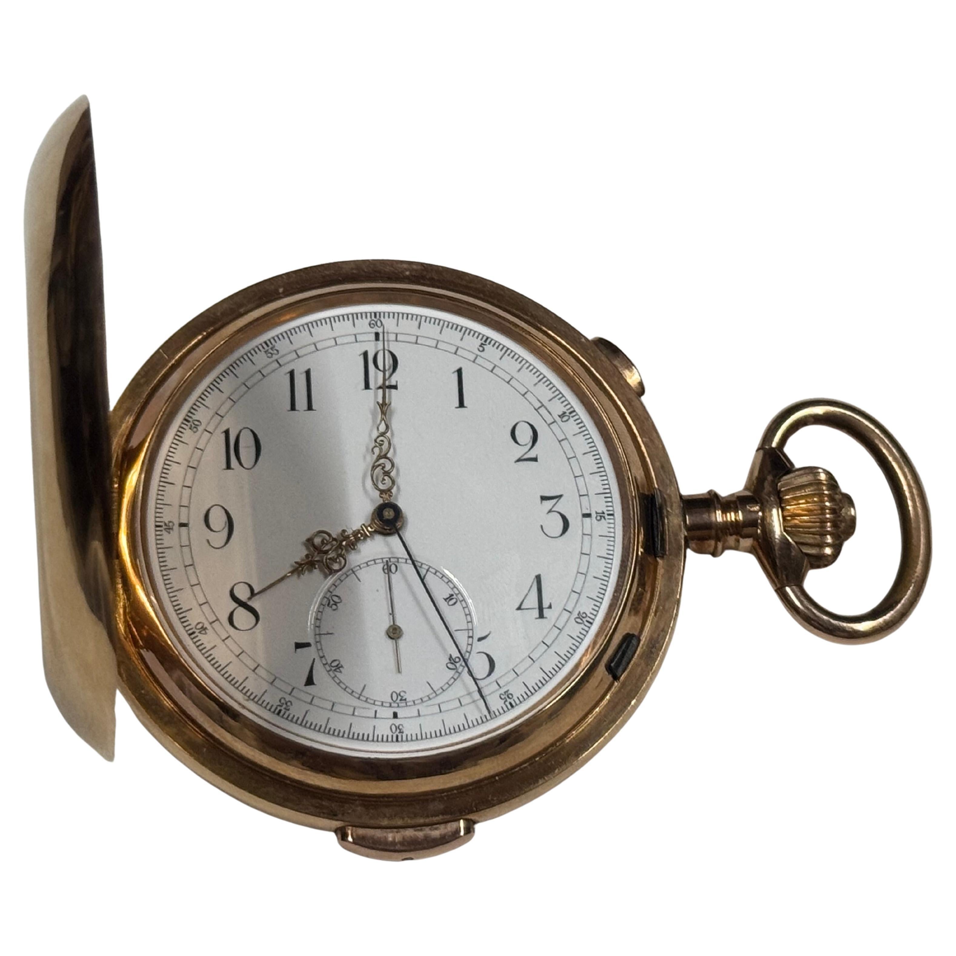 TEMPORA Quarter Repeater Chronograph 14k Solid Gold With 12 Award Winning