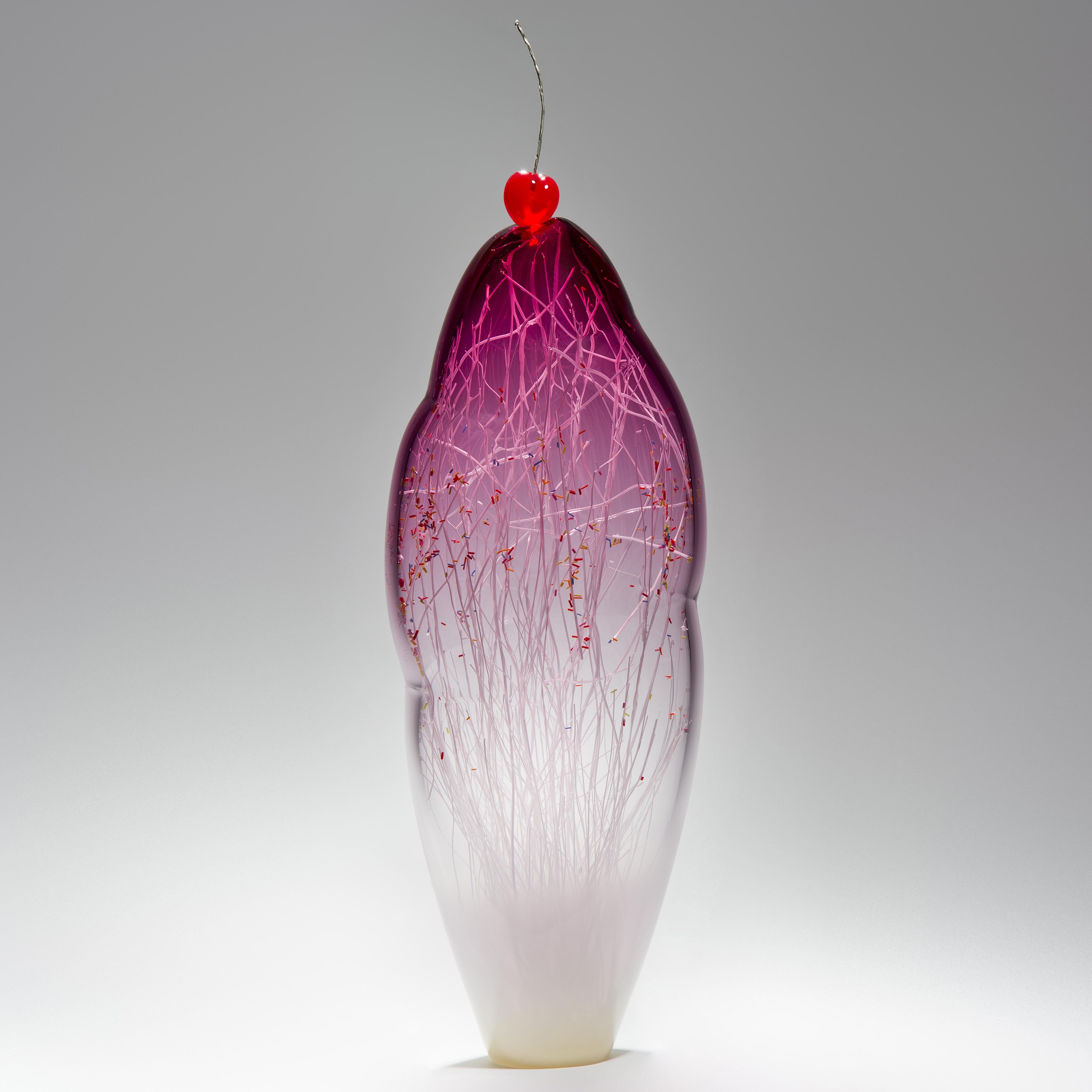 Britannico Temptation I, una scultura di vetro multicolore unica nel suo genere, realizzata da Enemark & Thompson in vendita