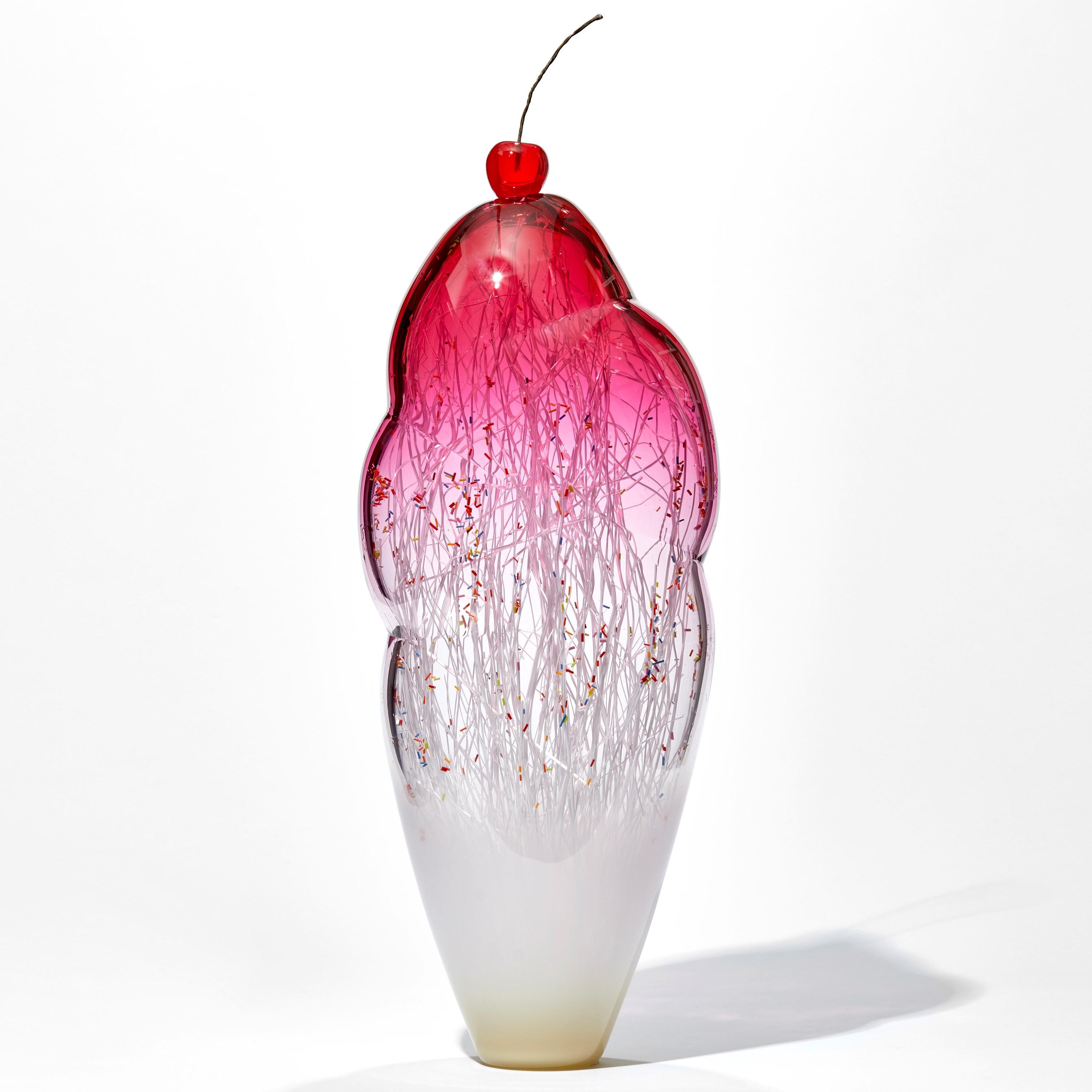 Moderno Temptation III, un'esclusiva scultura di vetro multicolore di Enemark & Thompson in vendita