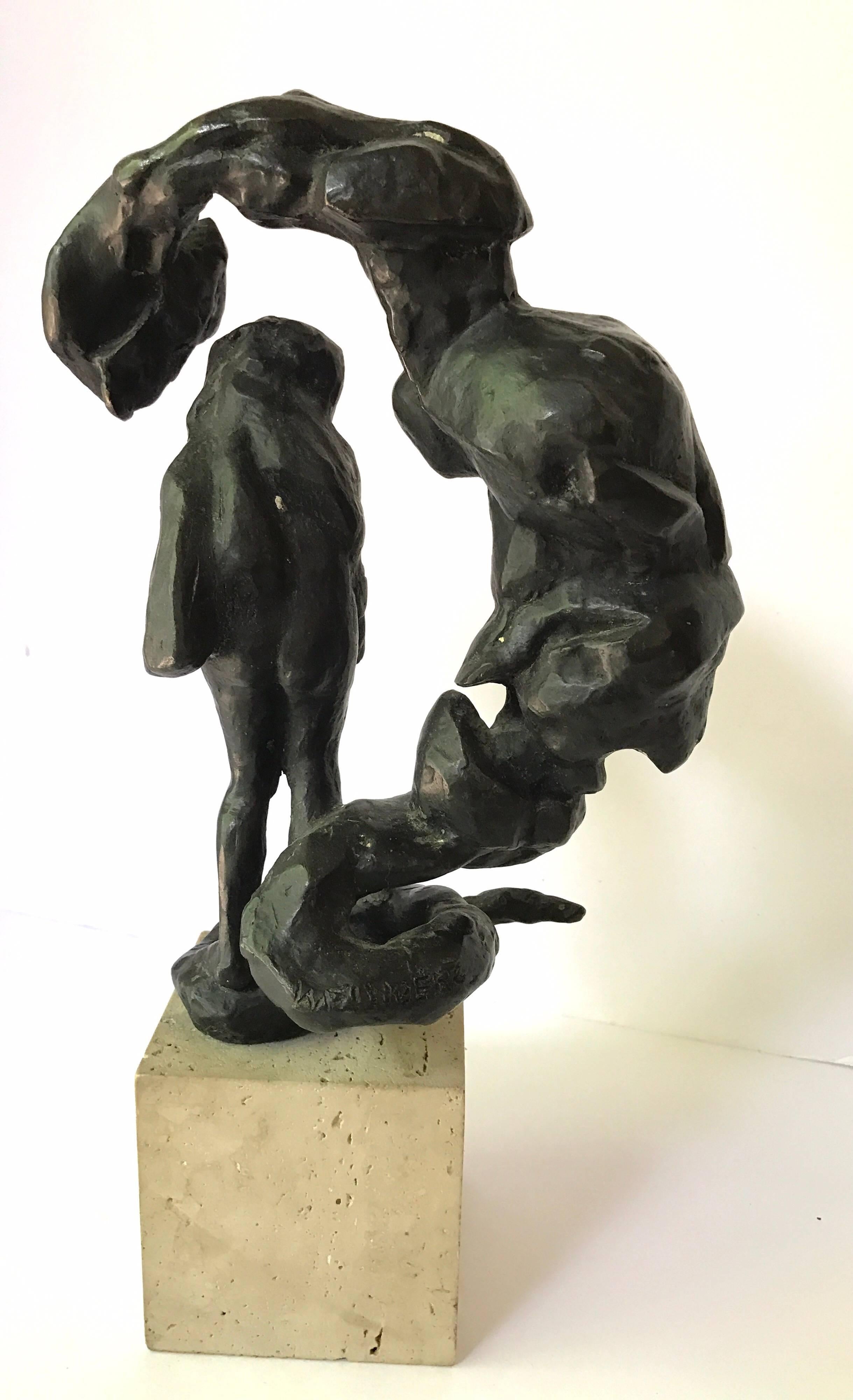 the temptation of eve sculpture