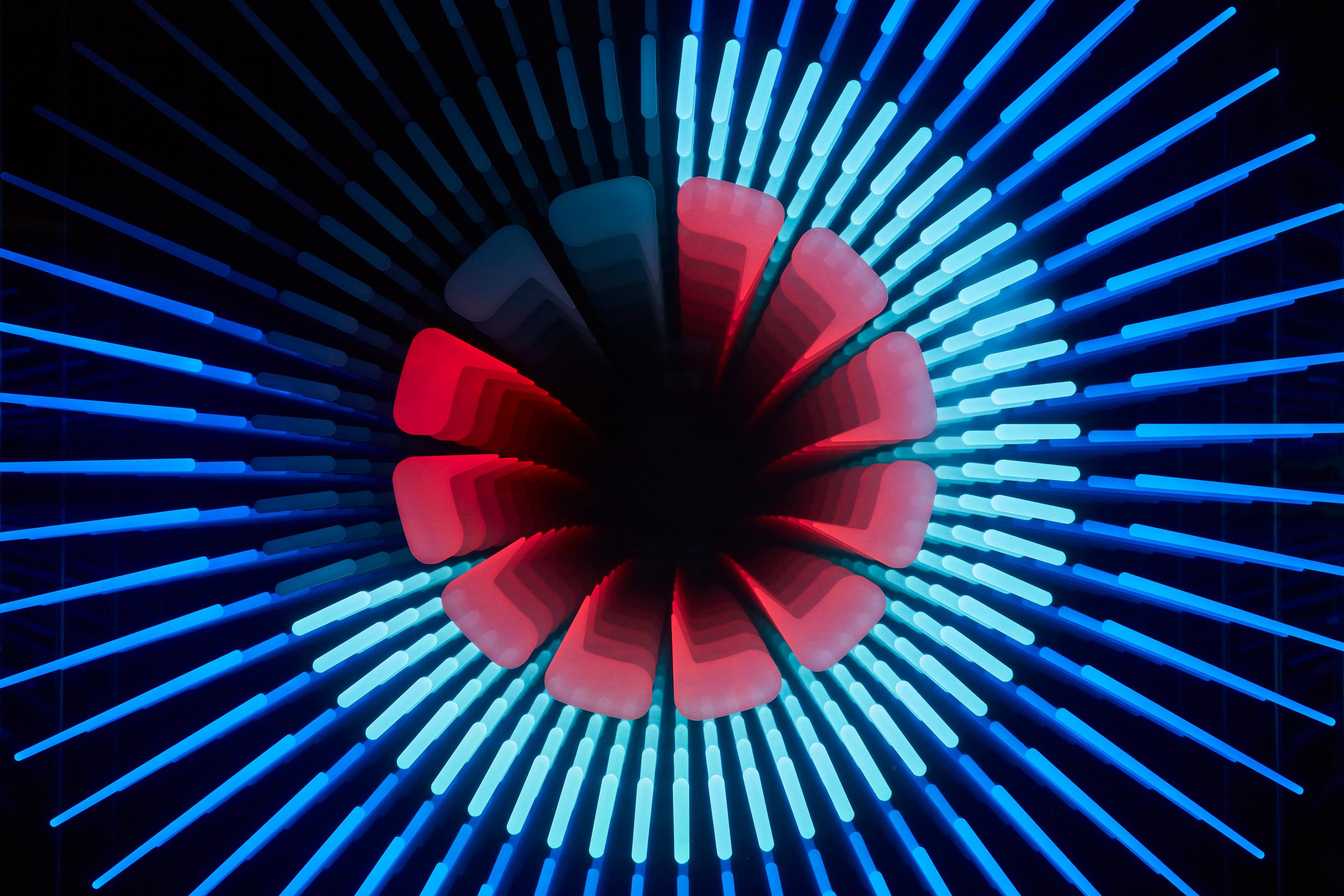 Inconnu Tempus : Infinity, montre murale lumineuse en vente