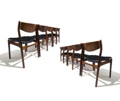 Ten (10) Mid 20th Century Brazilian Rosewood PE Jorgensen Danish Dining Chairs