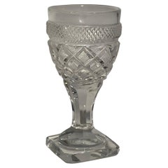 Ten Antique Baccarat Port Wine Glasses by St. Anne Factory, Voneche, 1810. Ten Antique Baccarat Port Wine Glasses by St. Anne Factory, Voneche, 1810.