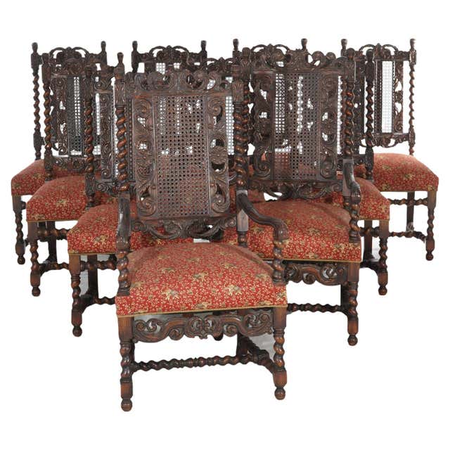 Larkin Spindle Rocker Six Antique Oak Larkin Reverse Heart Shape Spindle and Pressed Back ...