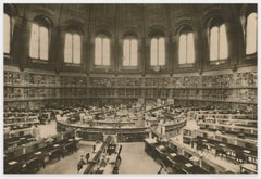 TEN ANTIQUE HOLLAND & SON'S DINING CHAiRS FROM THE BRITISH MUSEUM READING ROOM